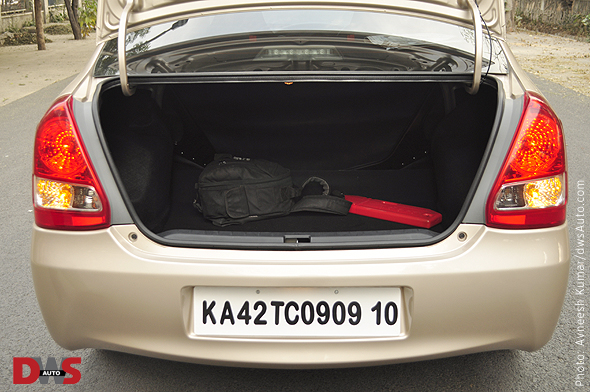 what is the boot space of toyota etios #7