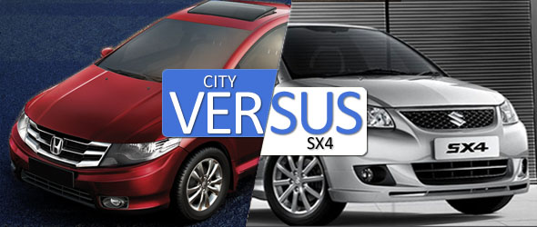 Honda city i-vtec vs sx4 #2