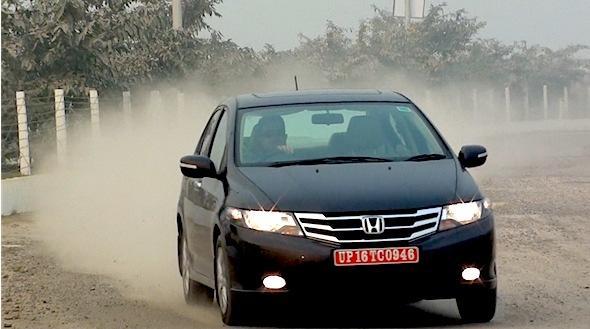 Road clearance of honda city