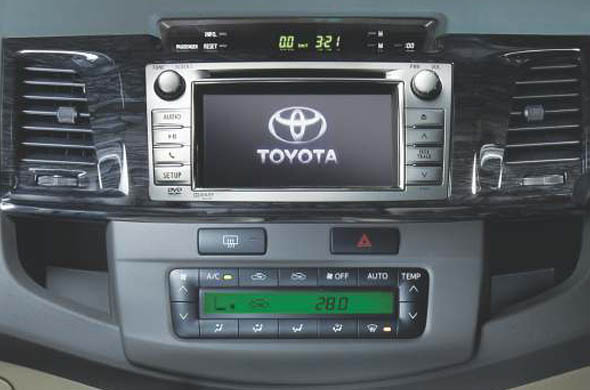 Toyota fortuner audio system