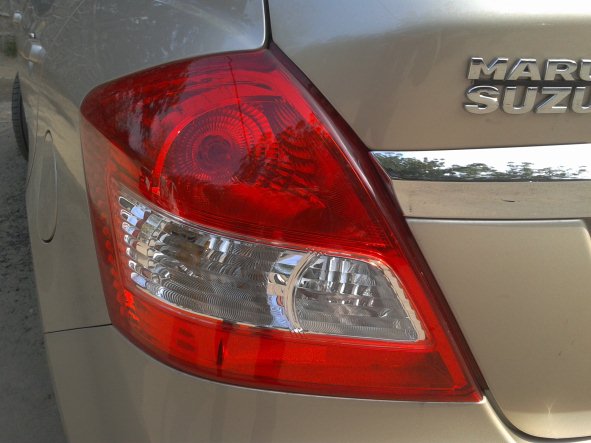 new dzire tail light photo