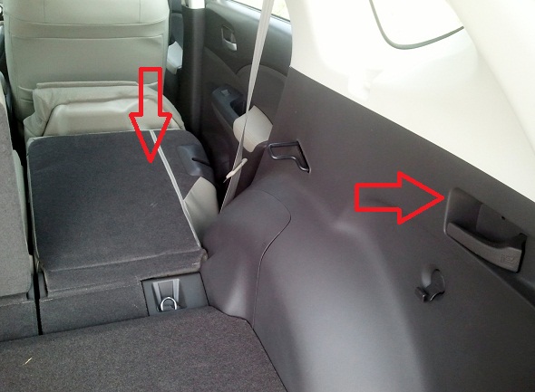 Honda crv rear seats fold flat #4
