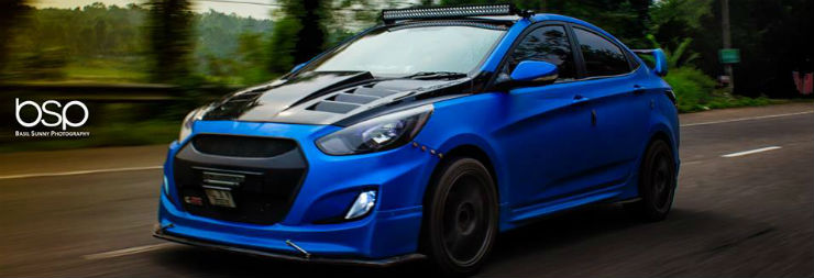 This is the best looking modified Hyundai Verna