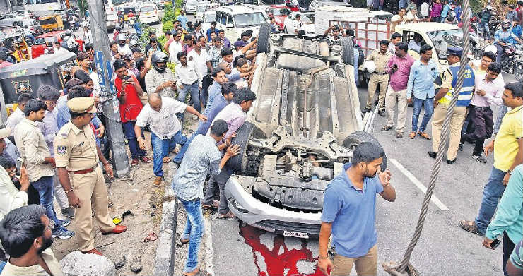 cctv-hyundai-i20-flips-3-times-20-year-old-b-tech-student-dead