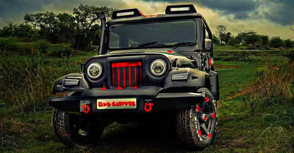 Modified Mahindra Thar Black Hawk Edition Is Opulent Yet BRUTISH