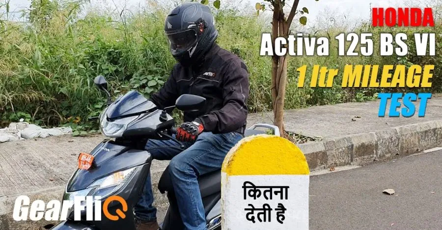 Honda Activa 125 BS6 Real World Mileage Test Cartoq