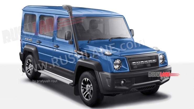 Force Gurkha Door Spotted On Indian Roads Will Rival Maruti Jimny