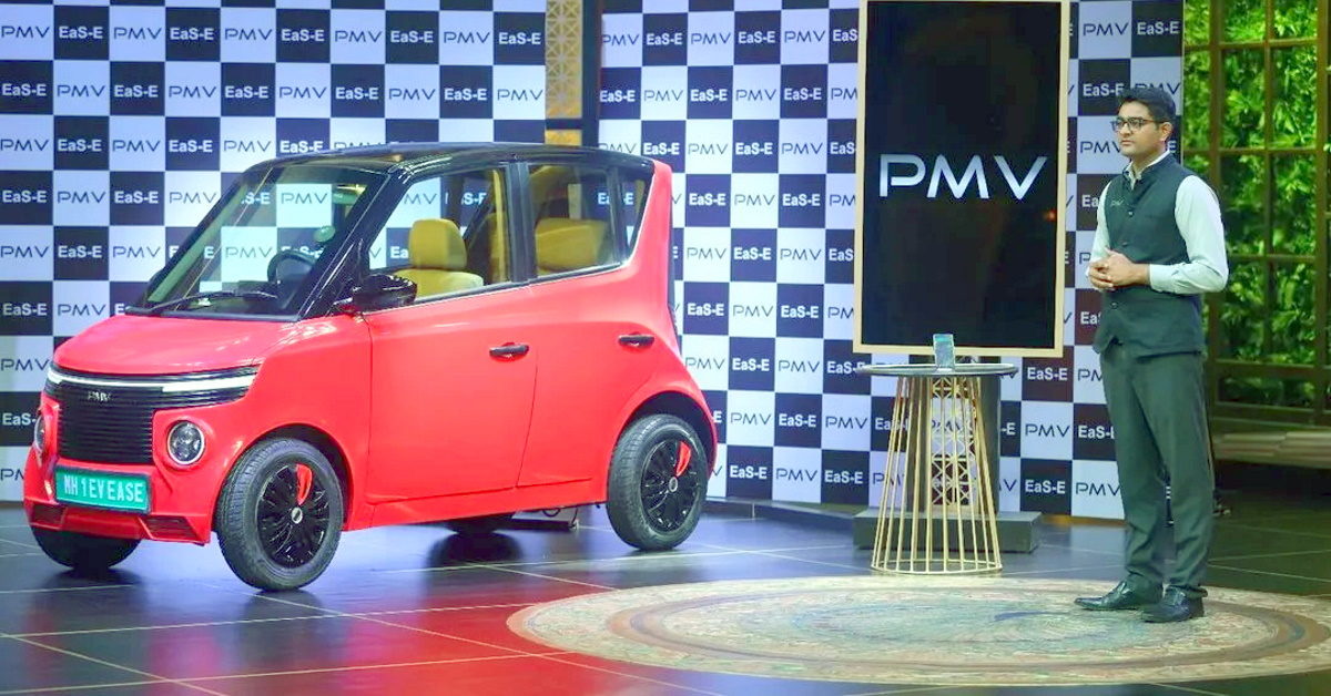 PMV Eas E India S Most Affordable Electric Car Appears On Shark