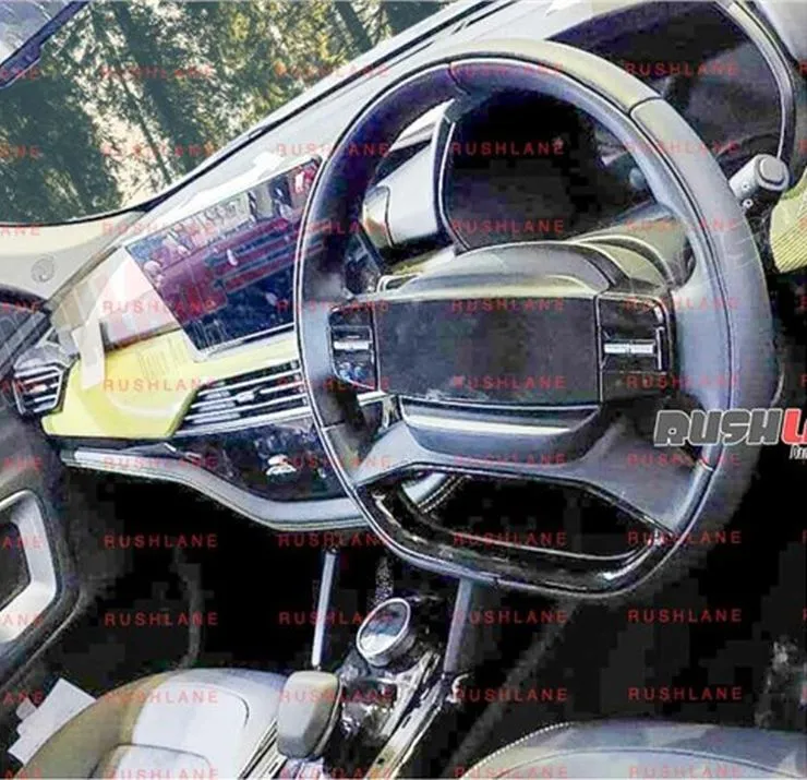 Upcoming Tata Motors Safari SUV Facelift S Interior Seen Fully