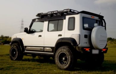 Maruti Suzuki Jimny 4X4 SUV Modified With Adventure Accessories Looks