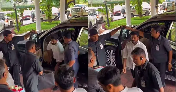 Telangana Cm Revanth Reddy Arrives In Maybach Gls Super Luxury Suv