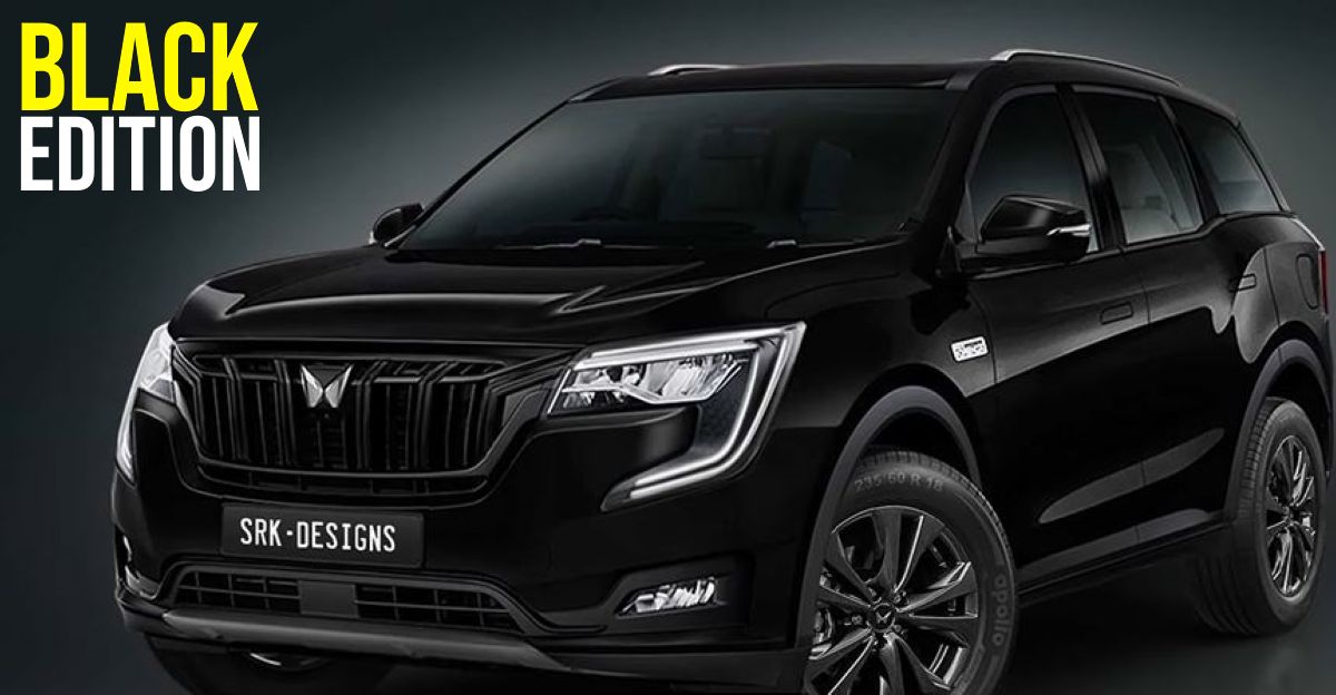 Mahindra XUV700 Black Edition: What it'll look like Mahindra XUV700 ...