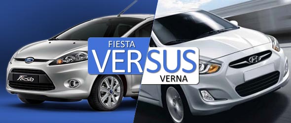 Verna fluidic vs ford fiesta classic #7