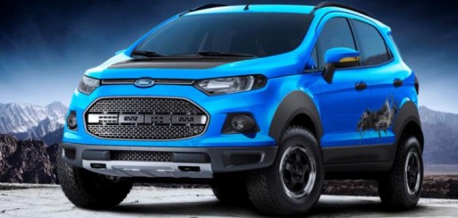 5 hot, modified Ford Ecosports