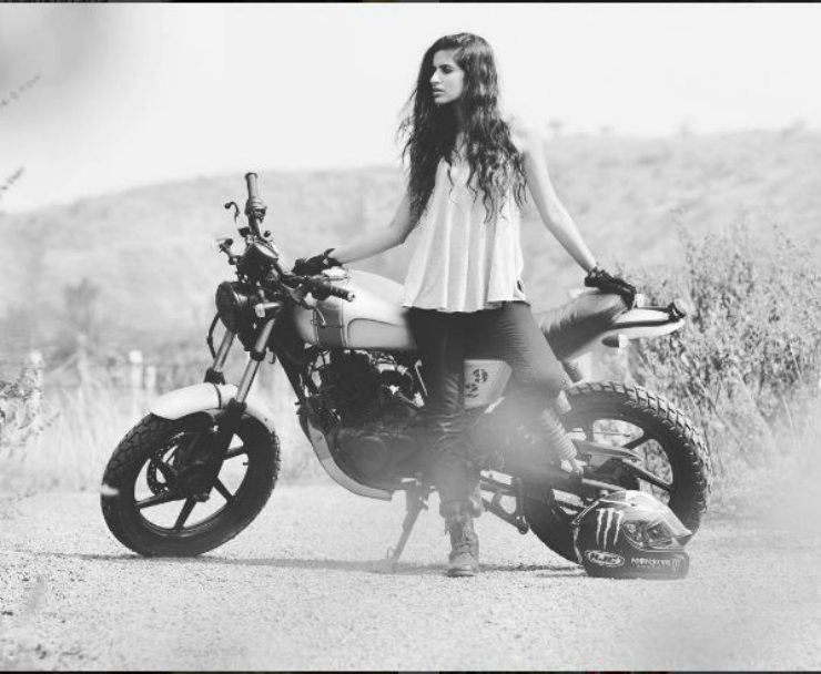 duke bike with girl