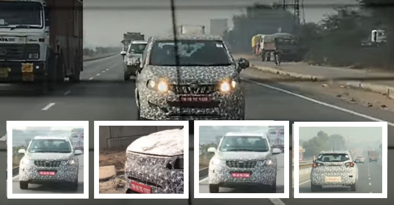 Mahindra S201 (Brezza rival), XUV 700, U321 and 2018 XUV 500 spied in a ...