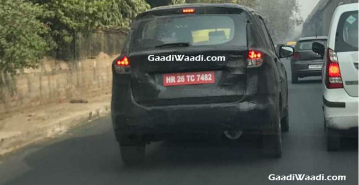 All-new Ertiga spied testing in India, launch in 2018