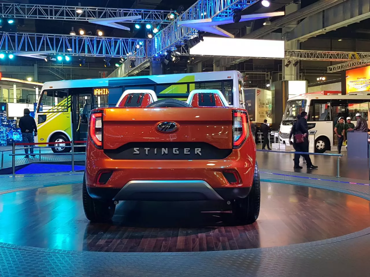 TUV 300 based Mahindra Stinger convertible SUV unveiled at the 2018 ...