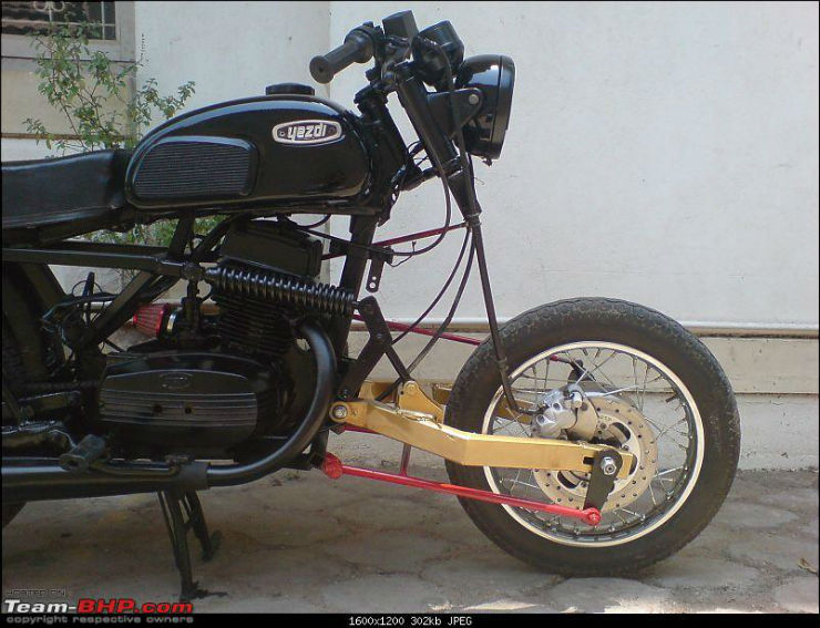 Hero Passion Modified With Hub Center Steering System