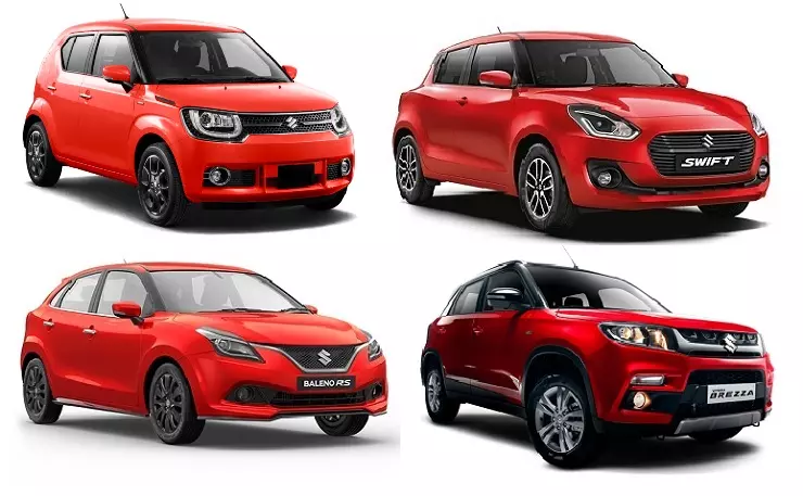 2018 Maruti Suzuki Swift vs Brezza vs Baleno vs Ignis: Comparison to ...