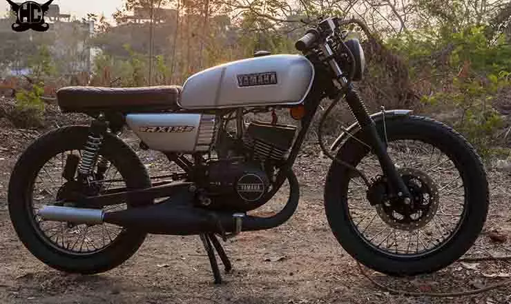 This Yamaha RX135 gets new lease of life; Modified into a Cafe Racer