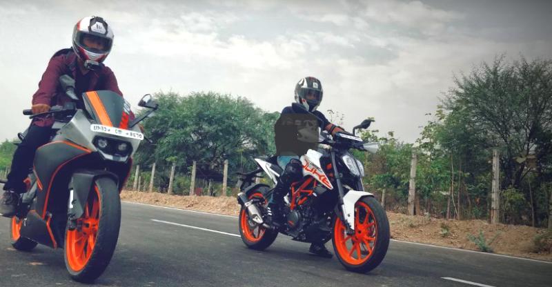 KTM Duke 390 vs RC390 drag race: Who wins [Video]