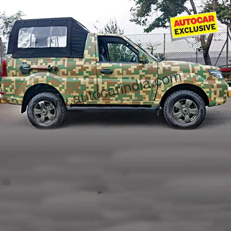 Indian Army-spec soft-top Tata Safari Storme GS800 fully revealed in latest images