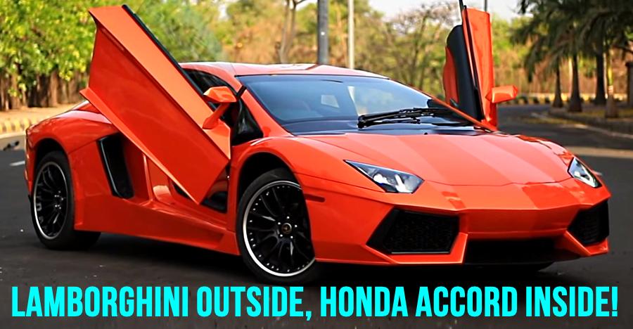 This drop-dead gorgeous Lamborghini Aventador is ACTUALLY a Honda Accord  [Video]