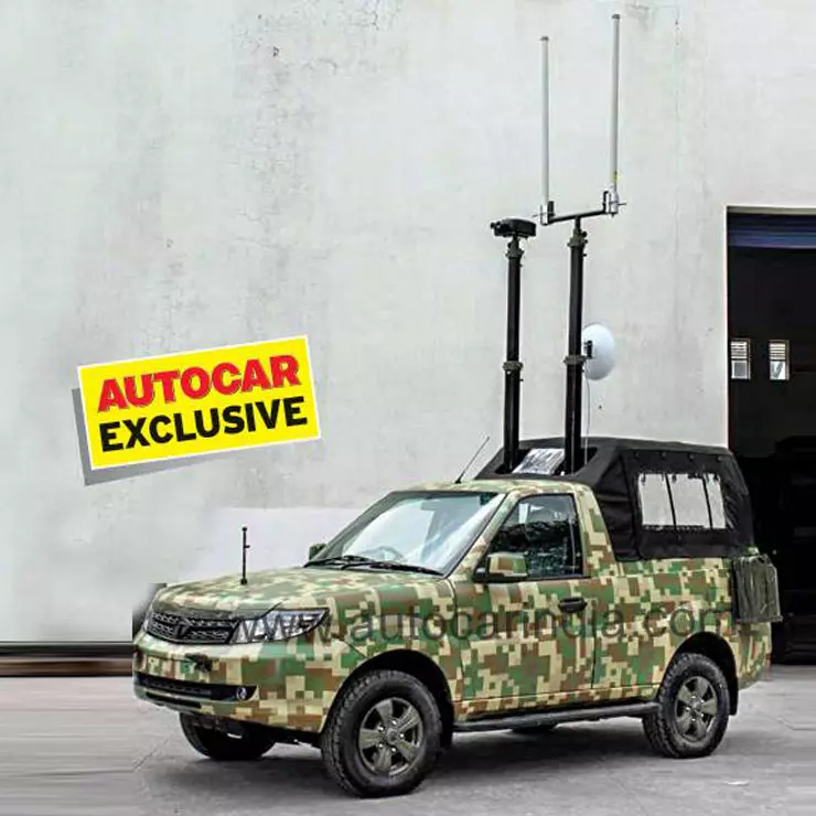 Indian Army-spec soft-top Tata Safari Storme GS800 fully revealed in latest images