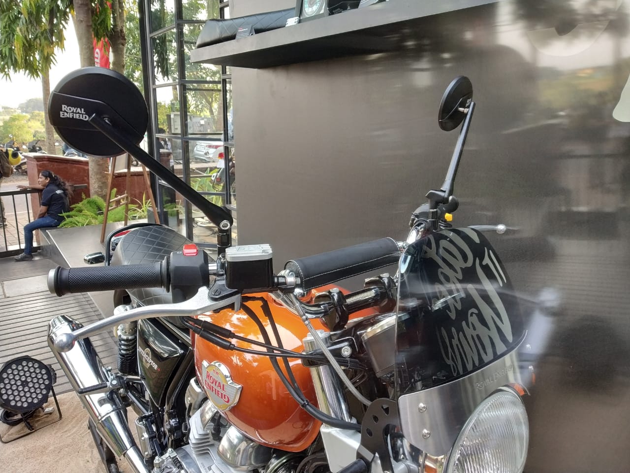 royal enfield touring mirrors