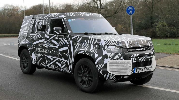 Next Generation Land Rover Defender Spied Testing With New Body