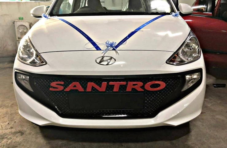 Hyundai santro deals car accessories