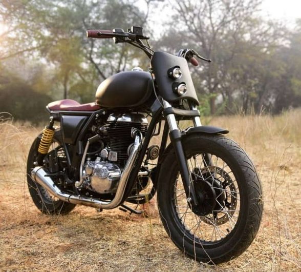 This modified Royal Enfield Continental GT is the perfect tool for the ...