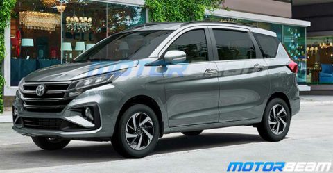 Toyota Kirloskar India's upcoming version of the Maruti Suzuki Ertiga ...