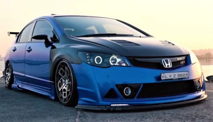 This 'Bagged' Honda Civic looks real rad [Video]