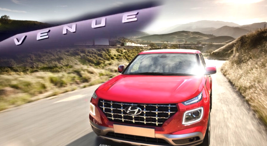 Hyundai India's Venue Sub-4 Meter Compact SUV: Latest Render Of The ...