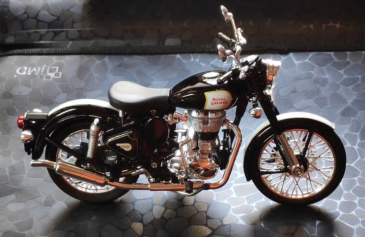 royal enfield diecast scale model
