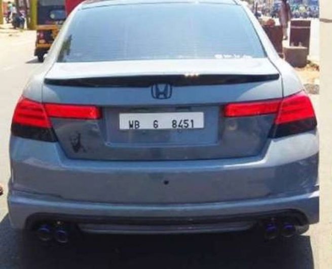 Honda Accord with Osama Bin Laden sticker SEIZED by cops in Kerala