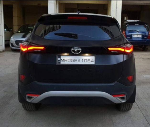 Tata Motors' Harrier SUV modified with a matte black wrap: Video shows