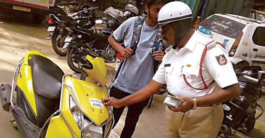 Police', judge' stickers on number plates illegal in Hyderabad