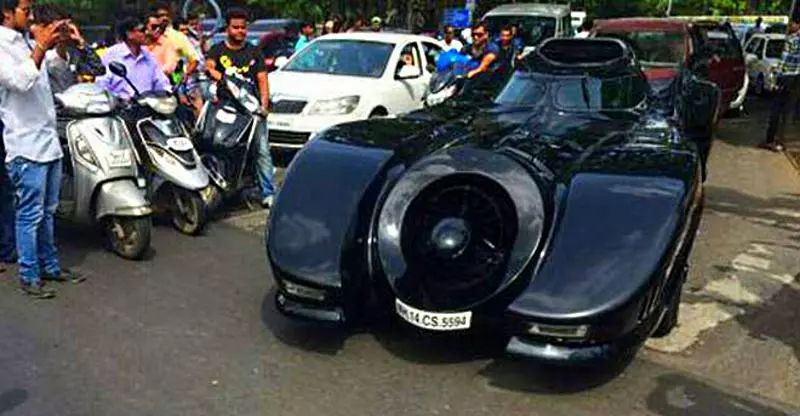 Believe it or not, here is India's own Batmobile in the city of Pune