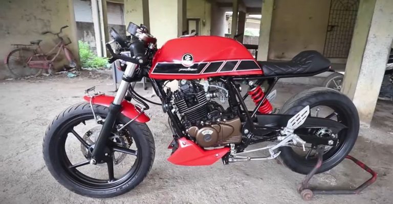 Bajaj Auto's Pulsar 180 motorcycle gets the cafe racer treatment: Looks ...