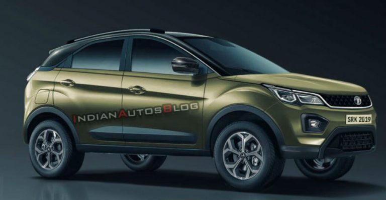 Tata Nexon Facelift Check out the latest render of the compact SUV