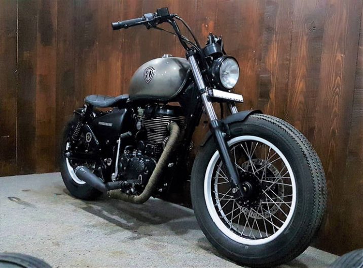 This modified Royal Enfield Thunderbird is one HOT looking bike