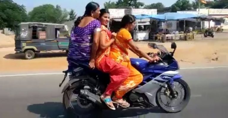 triple seat bike