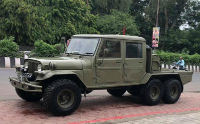 India's only proper 6X6 Jeep for sale: Priced lower than a Maruti ...