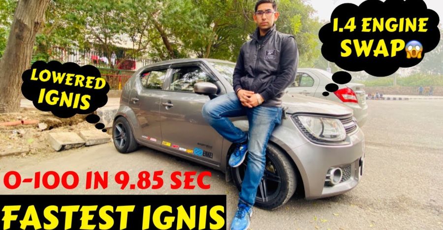 Modified Maruti Suzuki Ignis 1.4-L - Fastest In The Country?