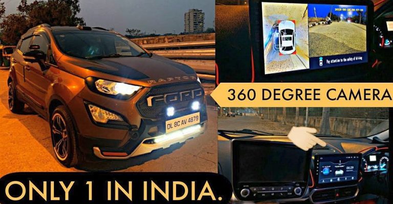 India's first Ford EcoSport with 360 degree bird eye view camera: Check