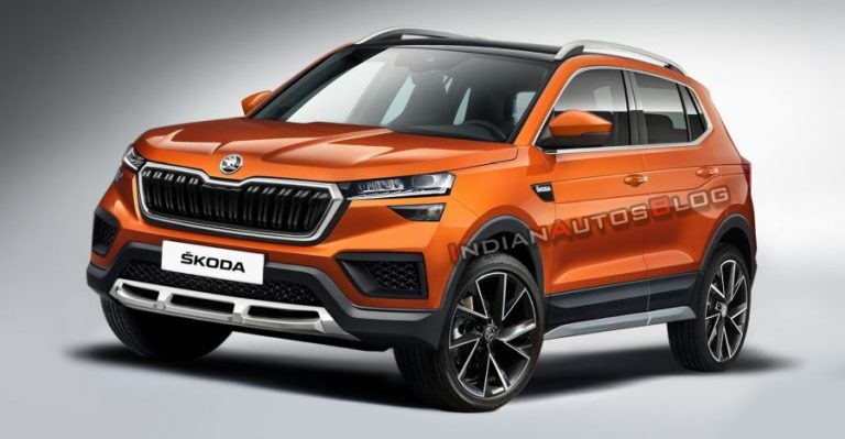 Skoda Vision IN compact SUV's production version rendered