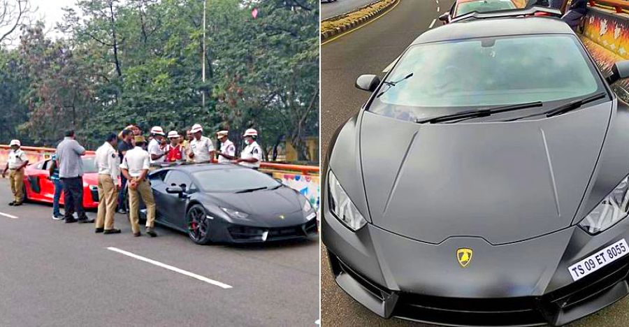 Lamborghini Huracan and Audi R8 supercars SEIZED for street racing